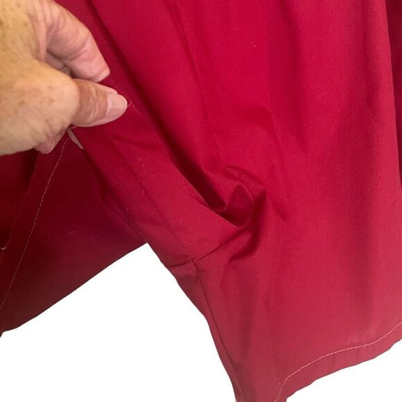 Vintage Cal Surf Mens Size 34 Board Swim Trunks Red Pocket Drawstring Waist - Picture 4 of 9